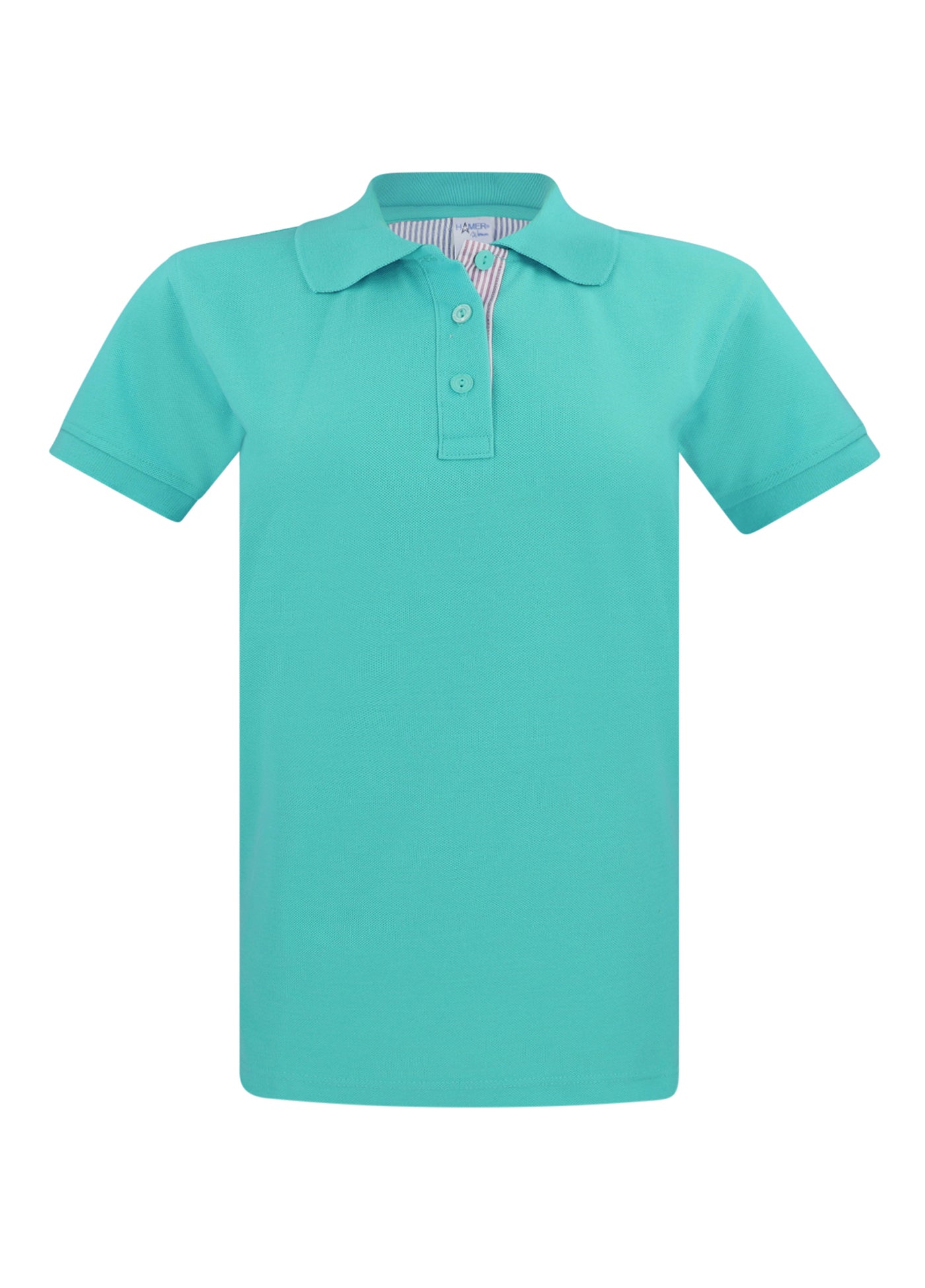 Playera Camisa Polo Color Menta Camisa Tipo Polo Verde Camisetas