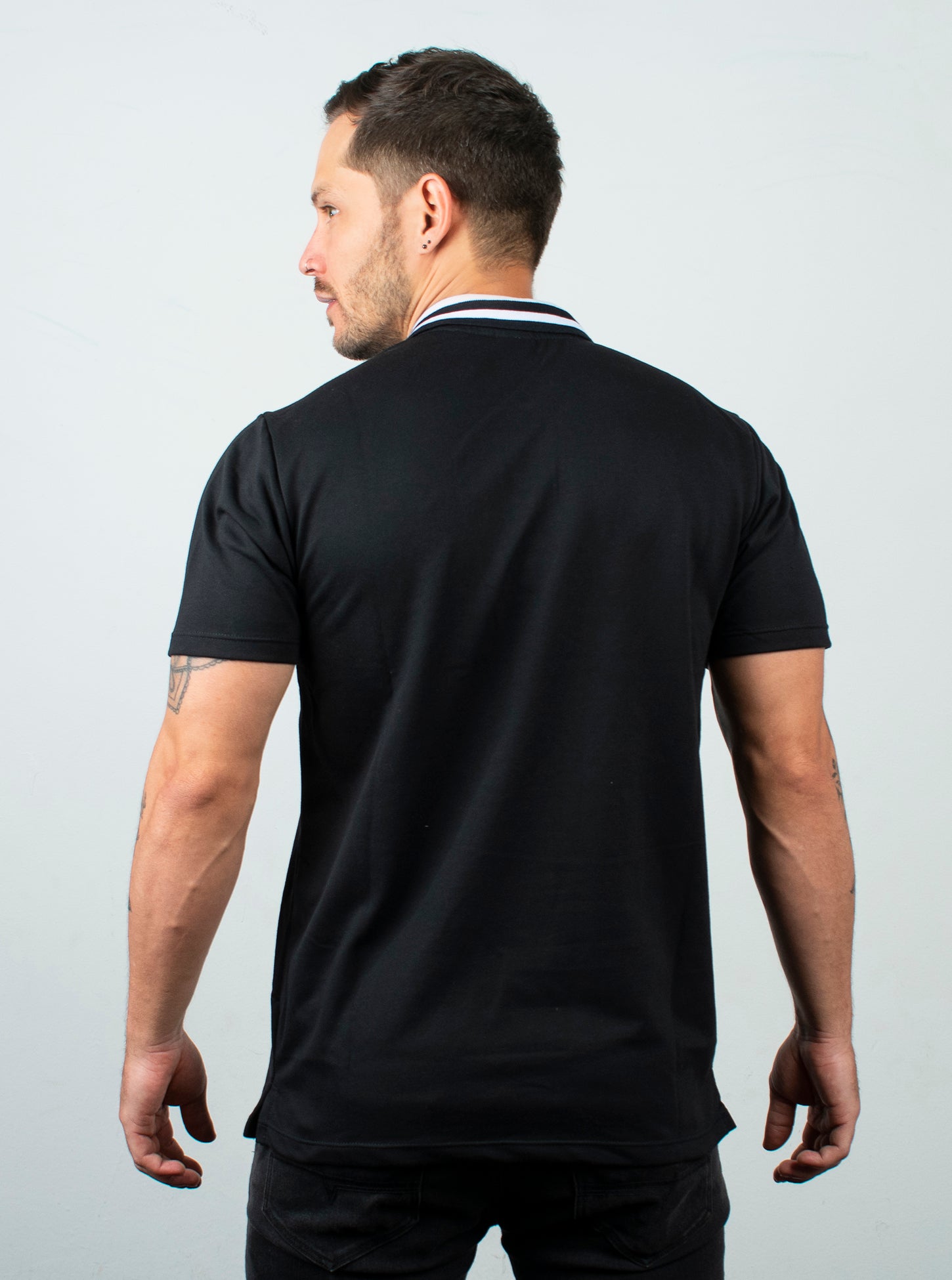 Polo Hombre Moda Con Bolsillo