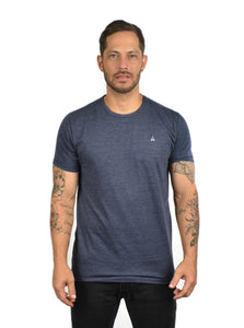Camiseta basica para hombre con bordado en el frente Hamer