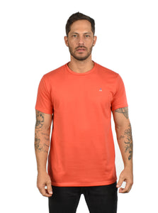 Camiseta basica para hombre con bordado en el frente Hamer