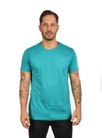 Cargar imagen en el visor de la galería, Camiseta basica para hombre con bordado en el frente Hamer
