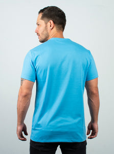 Camiseta basica para hombre con bordado en el frente Hamer