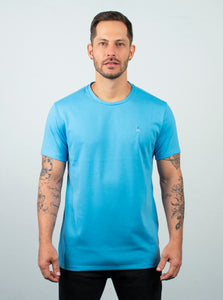 Camiseta basica para hombre con bordado en el frente Hamer