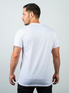 Camiseta basica para hombre con bordado en el frente Hamer