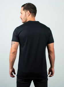 Camiseta basica para hombre con bordado en el frente Hamer