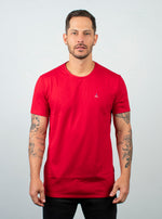 Cargar imagen en el visor de la galería, Camiseta basica para hombre con bordado en el frente Hamer
