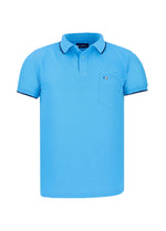 Cargar imagen en el visor de la galería, Polo Azul Aguamarina con bolsillo

