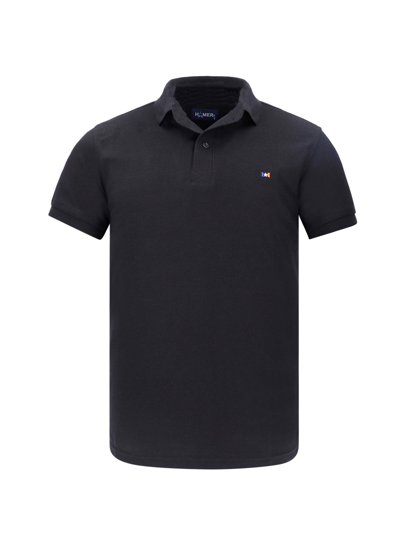 Polo Hombre Bordada Negra