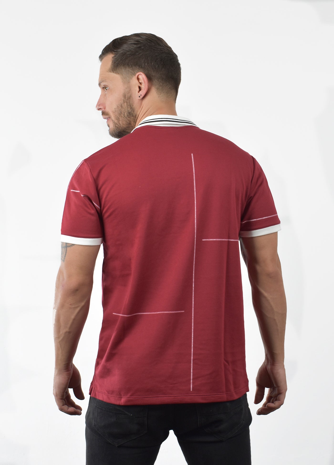 Polo Hombre Moda Con Bolsillo