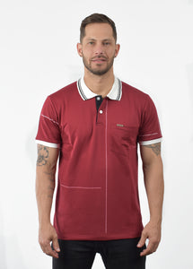 Polo Hombre Moda Con Bolsillo