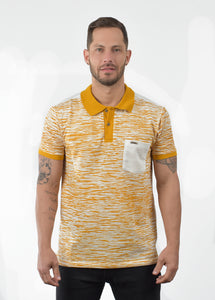 Polo Hombre Moda Con Bolsillo