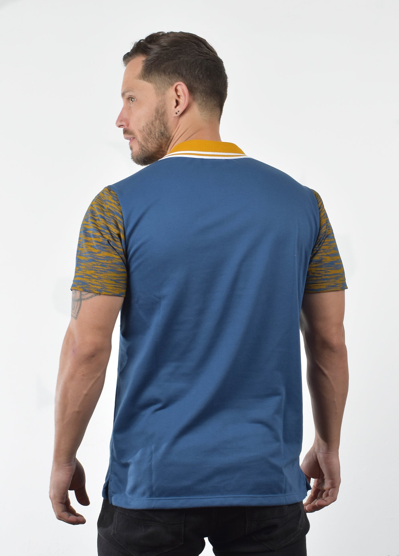 Polo Hombre Moda Con Bolsillo