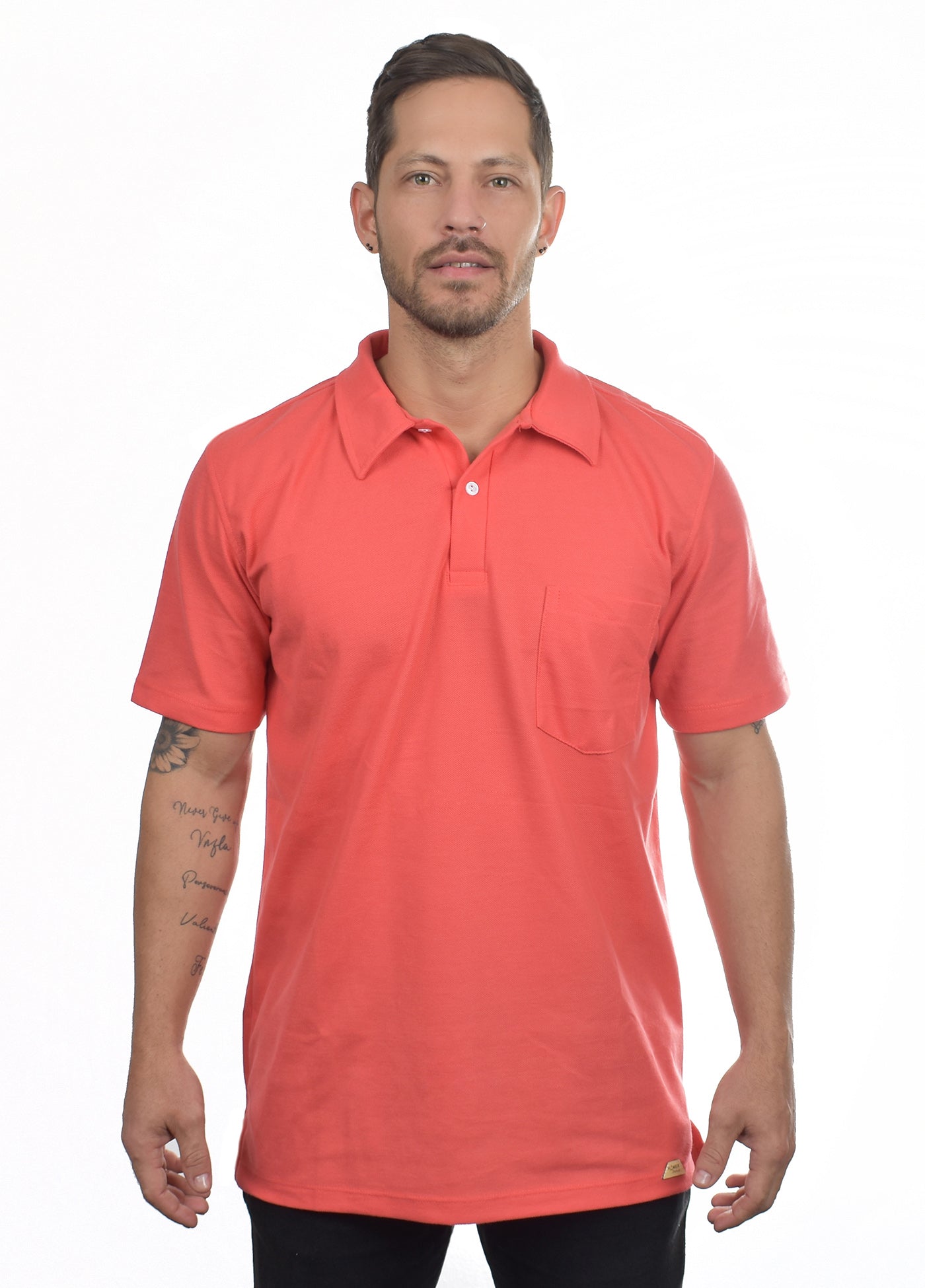 Camiseta tipo polo Hamer con bolsillo para hombre