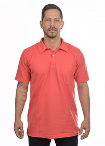 Camiseta tipo polo Hamer con bolsillo para hombre