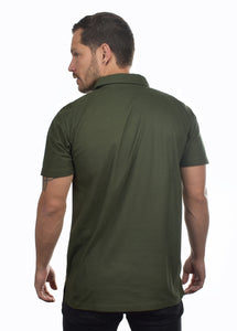 Camiseta tipo polo Hamer con bolsillo para hombre