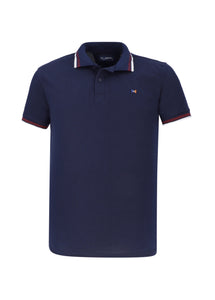 Polo Hombre Bordada Azul Oscuro