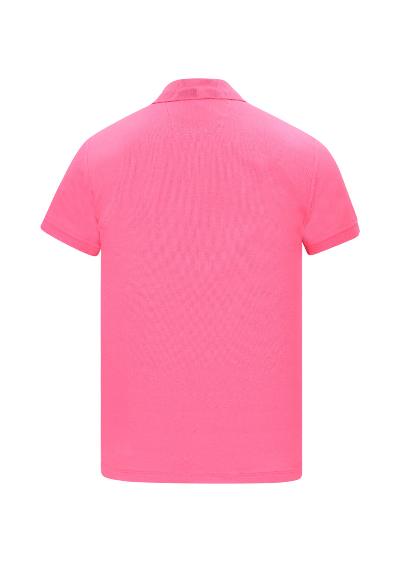 Polo Hombre Bordada Fucsia