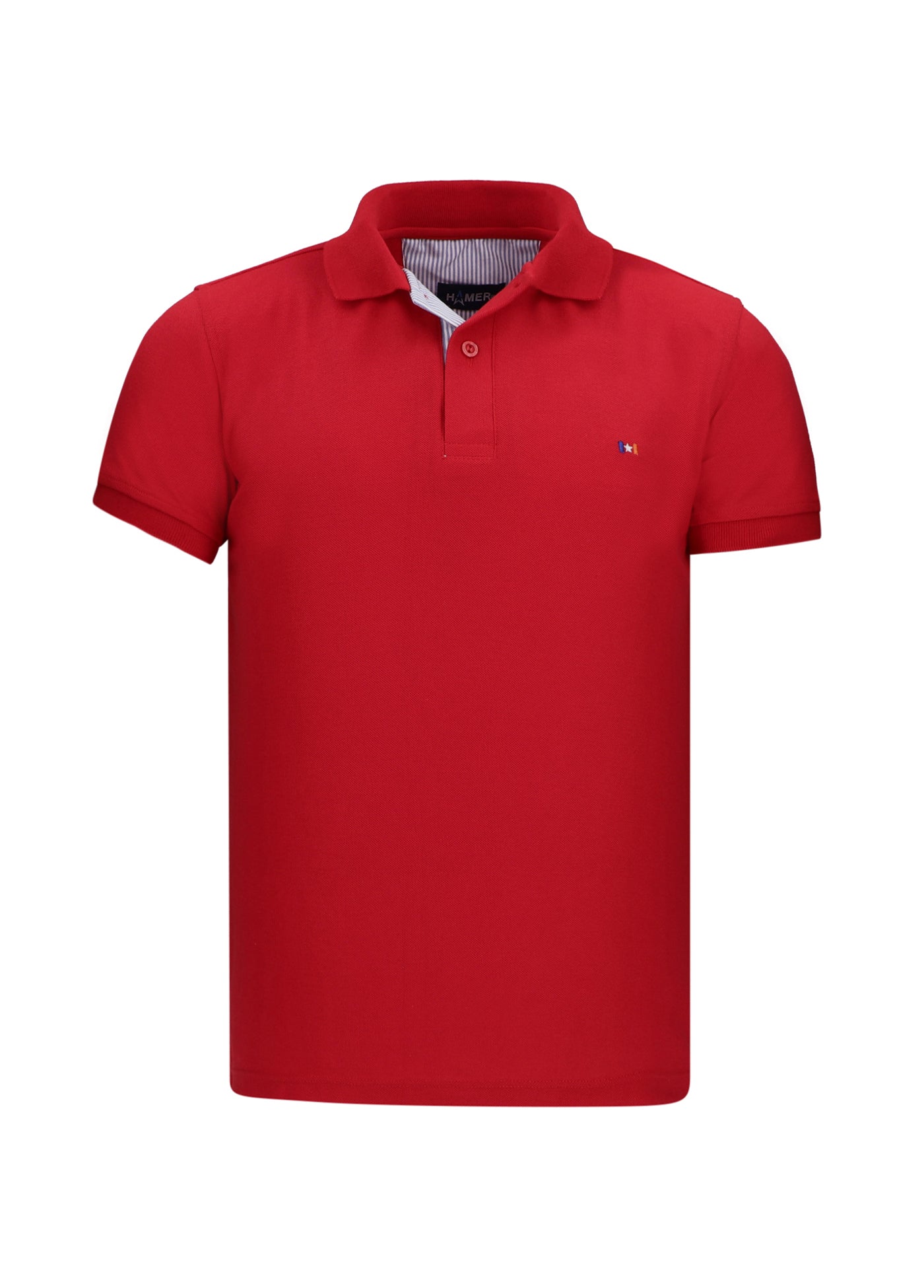 Polo Hombre Bordada Roja