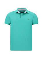 Cargar imagen en el visor de la galería, Polo Hombre Bordada Verde Menta
