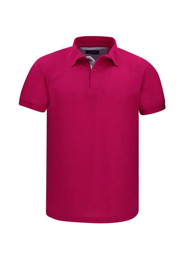 Polo Hombre Fucsia Oscuro
