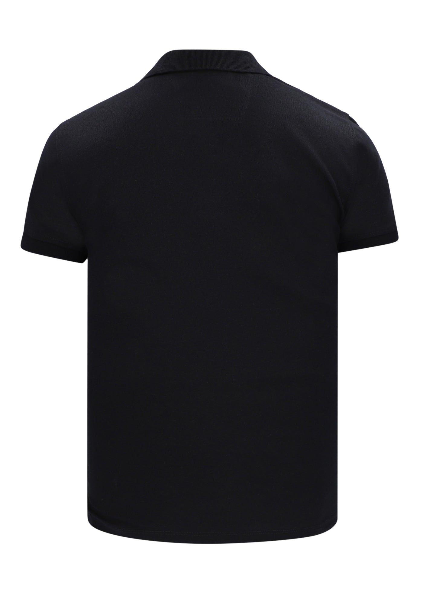 Camisas polo hot sale negras hombre